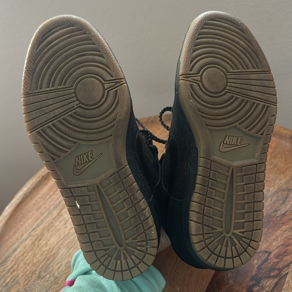 Nike Dunk Sky Hi Sz7 Blk Gum Hidden Wedge.Good used condition.Kept N shoe closet - Picture 6 of 7